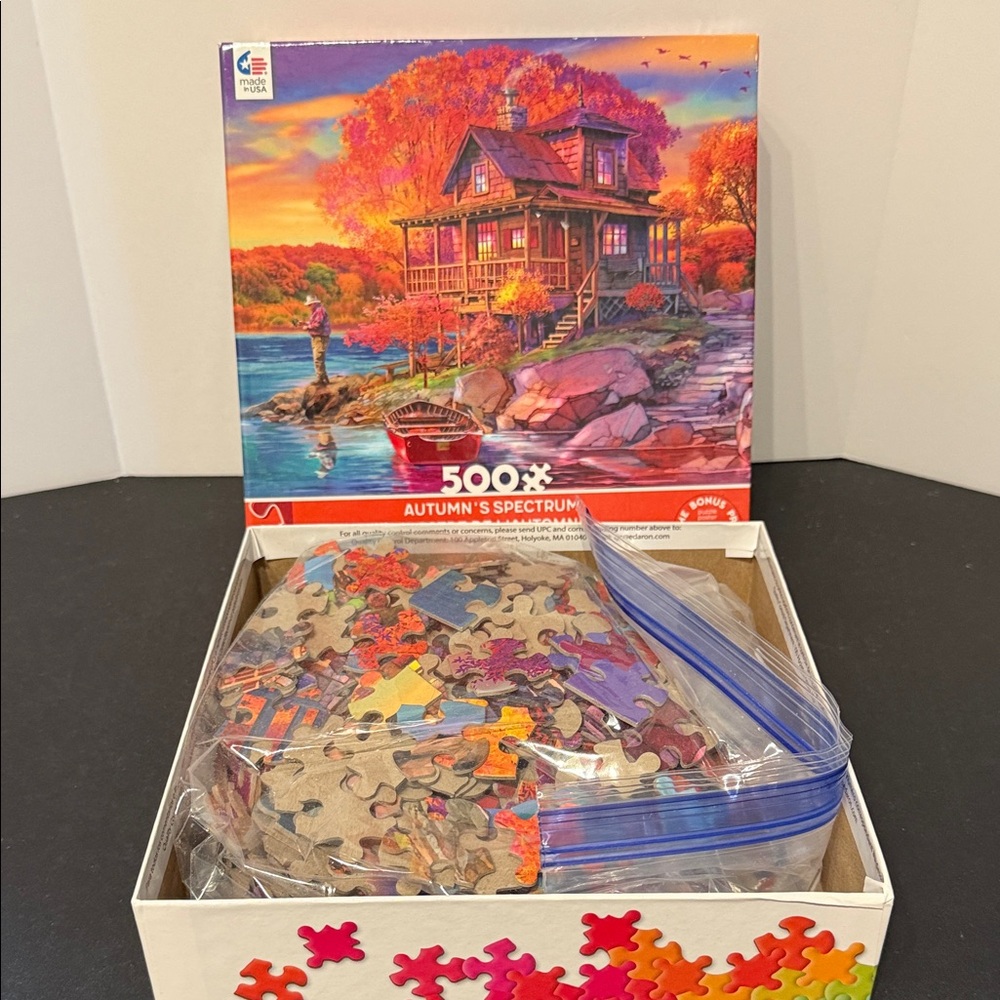 Autumn's Spectrum 500-Piece Puzzle Ceaco SALE 🔴3/$25! - Picture 3 of 4